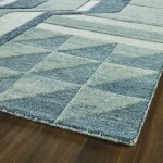 Kaleen Alzada Collection Blue Navy Throw Rug 2' x 3'