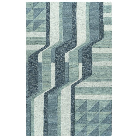 Kaleen Alzada Collection Blue Navy Runner 2'6" x 8'