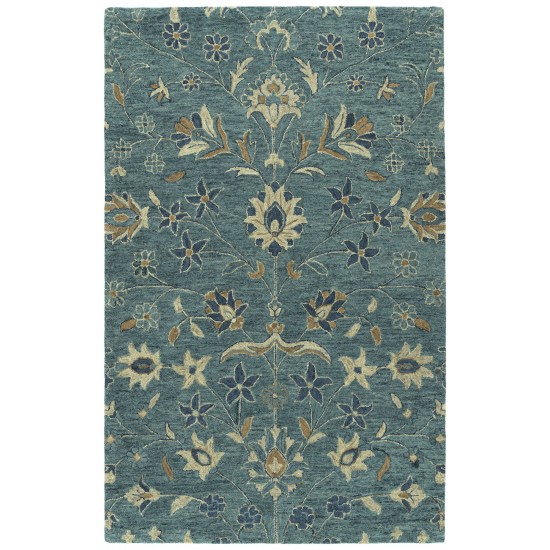 Kaleen Chancellor Collection Dark Blue Runner 2'6" x 8'