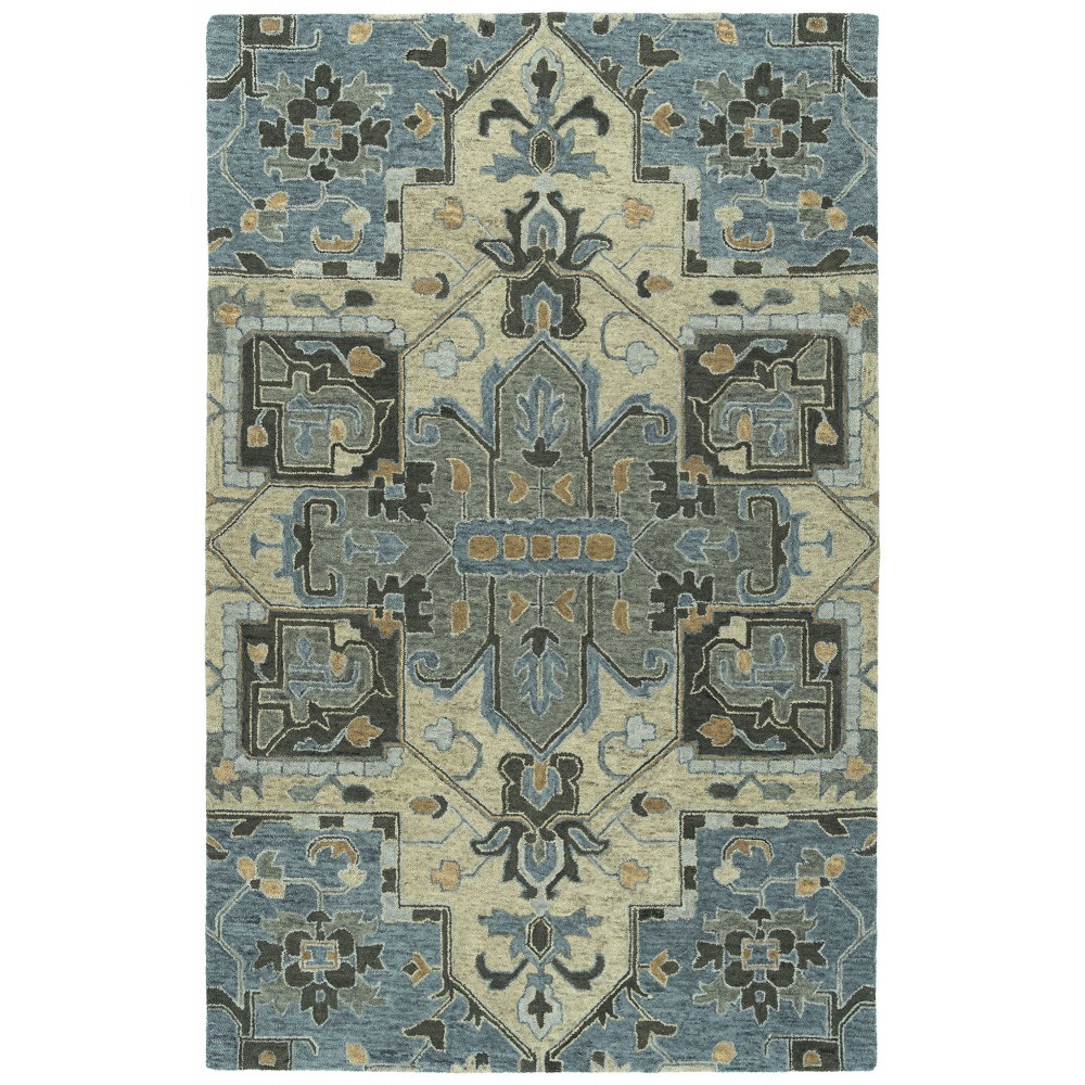 Kaleen Chancellor Collection Light Blue Throw Rug 2' x 3'