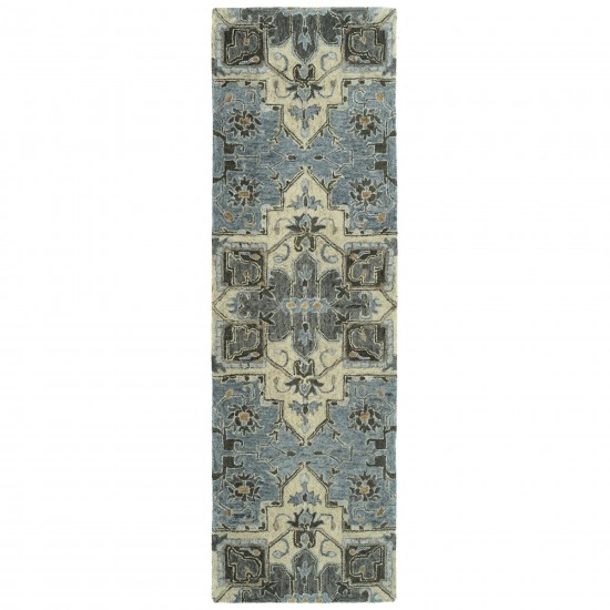 Kaleen Chancellor Collection Light Blue Throw Rug 2' x 3'