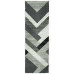 Kaleen Alzada Collection Charcoal Silver Area Rug 8' x 10'