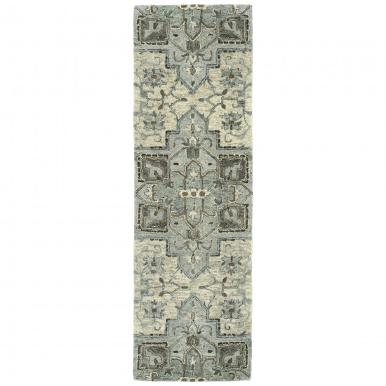 Kaleen Chancellor Collection Light Spa Area Rug 4' x 6'