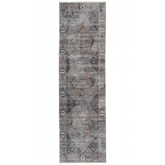 Kaleen Alzada Collection ALZ04-49 Brown Runner 2'6" x 8'