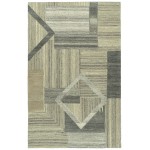 Kaleen Alzada Collection ALZ04-49 Brown Throw Rug 3\' x 5\'