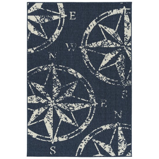 Kaleen Amalie Collection AML01-22 Navy Throw Rug 1'9" x 3'