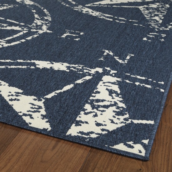 Kaleen Amalie Collection AML01-22 Navy Throw Rug 1'9" x 3'