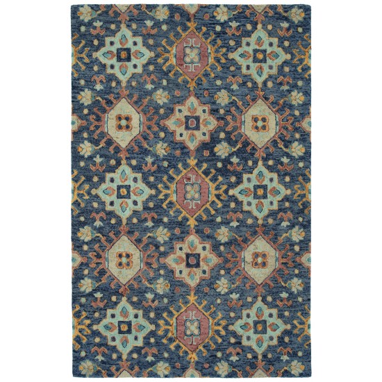 Kaleen Chancellor Collection Dark Navy Runner 2'6" x 8'