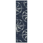 Kaleen Amalie Collection AML01-22 Navy Runner 2'2" x 8'