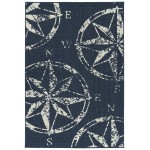 Kaleen Amalie Collection AML01-22 Navy Throw Rug 2'5" x 3'9"