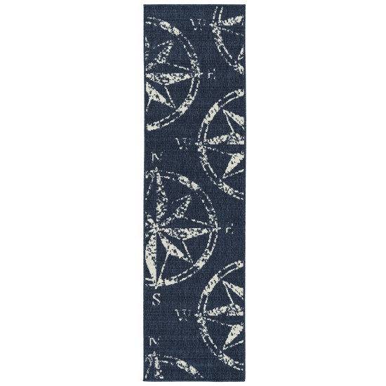 Kaleen Amalie Collection AML01-22 Navy Area Rug 5' x 7'6"