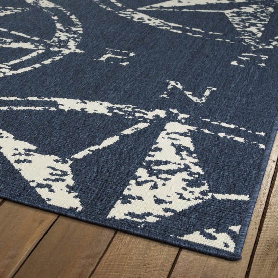Kaleen Amalie Collection AML01-22 Navy Area Rug 5' x 7'6"