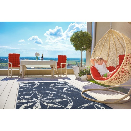 Kaleen Amalie Collection AML01-22 Navy Area Rug 5' x 7'6"