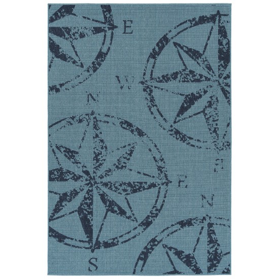 Kaleen Amalie Collection AML01-79 Light Blue Throw Rug 1'9" x 3'