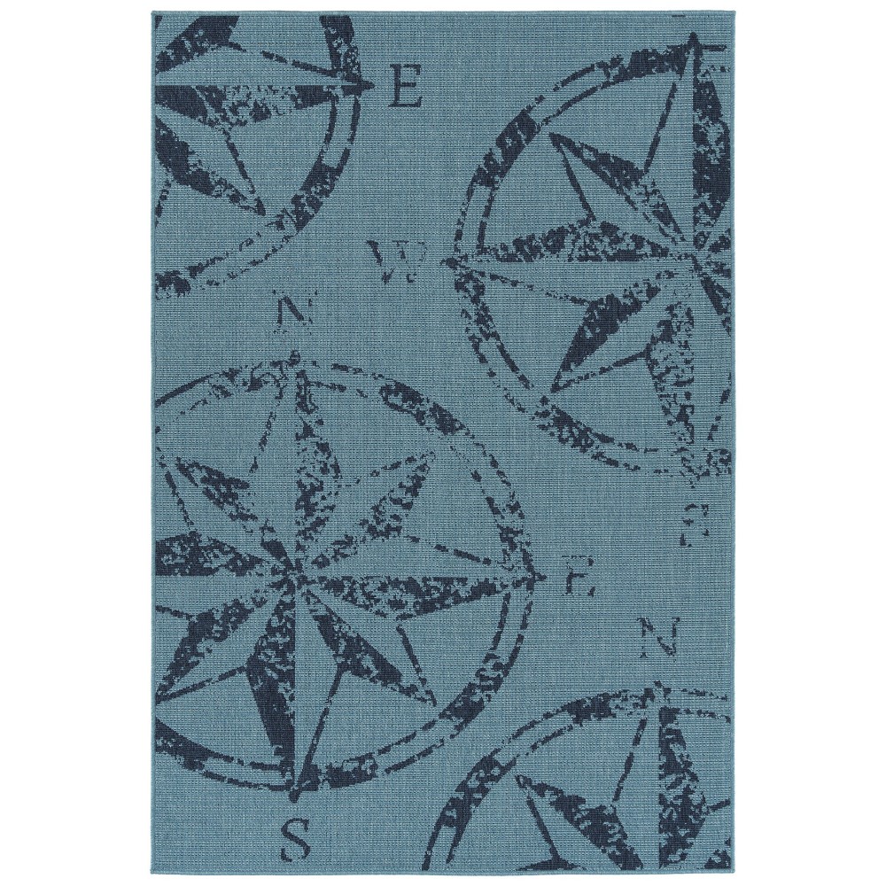 Kaleen Amalie Collection AML01-79 Light Blue Throw Rug 2'5" x 3'9"