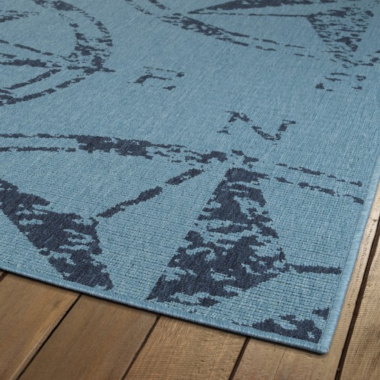 Kaleen Amalie Collection AML01-79 Light Blue Throw Rug 2'5" x 3'9"