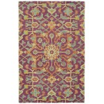 Kaleen Chancellor Collection Dark Plum Throw Rug 2' x 3'