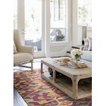 Kaleen Chancellor Collection Dark Plum Throw Rug 2' x 3'
