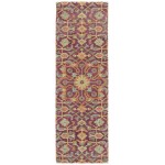 Kaleen Chancellor Collection Dark Plum Throw Rug 2' x 3'