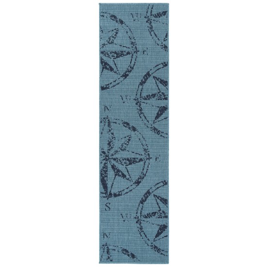 Kaleen Amalie Collection AML01-79 Light Blue Area Rug 5' x 7'6"