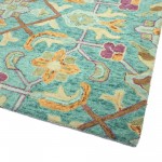 Kaleen Chancellor Collection Dark Teal Throw Rug 2' x 3'