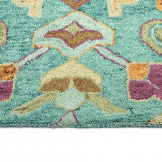 Kaleen Chancellor Collection Dark Teal Throw Rug 2' x 3'