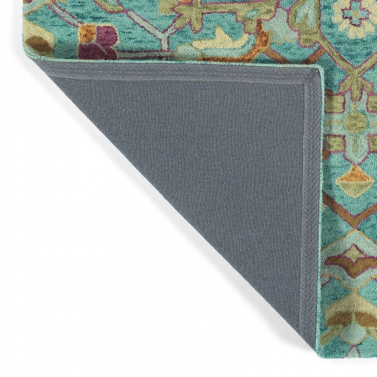 Kaleen Chancellor Collection Dark Teal Throw Rug 2' x 3'