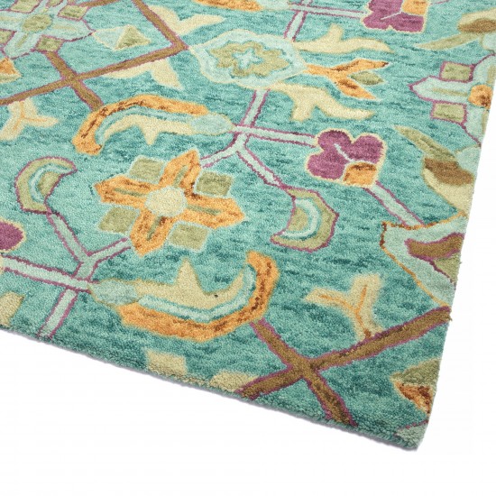 Kaleen Chancellor Collection Dark Teal Runner 2'6" x 8'