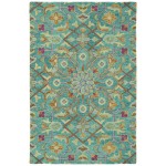 Kaleen Chancellor Collection Dark Teal Area Rug 5' x 7'9"