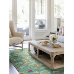 Kaleen Chancellor Collection Dark Teal Area Rug 5' x 7'9"