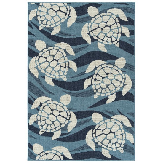 Kaleen Amalie Collection AML02-79 Light Blue Throw Rug 1'9" x 3'