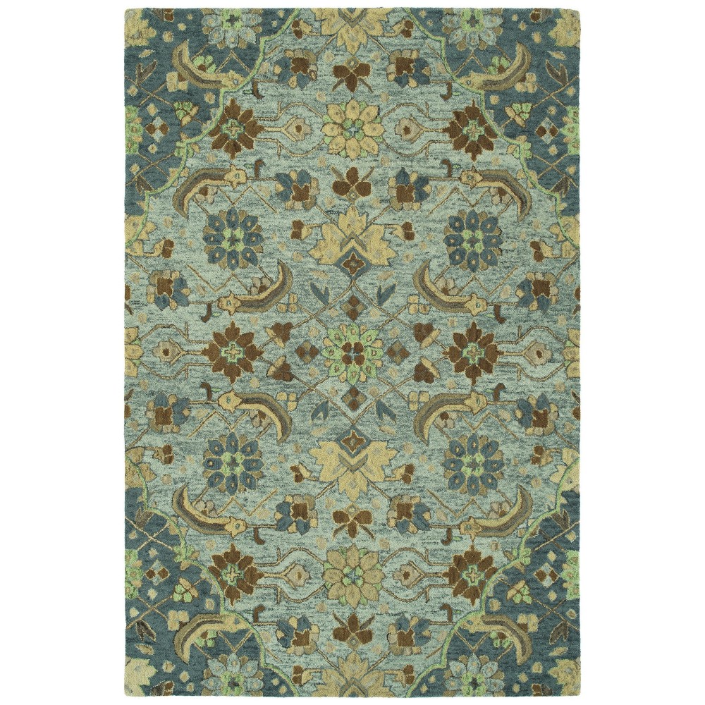 Kaleen Chancellor Collection Light Light Blue Throw Rug 2' x 3'