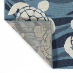 Kaleen Amalie Collection AML02-79 Light Blue Throw Rug 2'5" x 3'9"