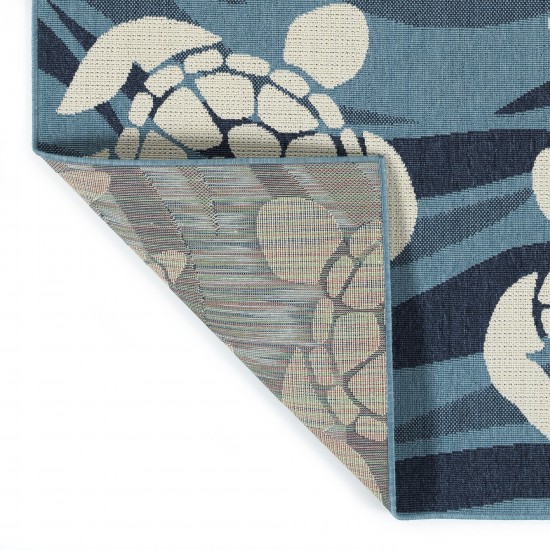 Kaleen Amalie Collection AML02-79 Light Blue Throw Rug 2'5" x 3'9"