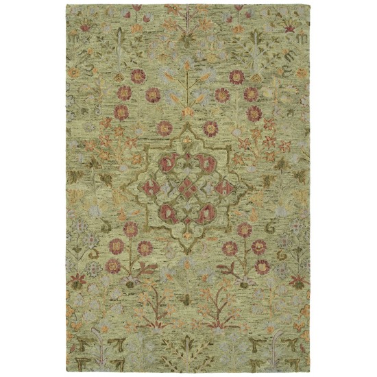 Kaleen Chancellor Collection Light Sage Throw Rug 2' x 3'