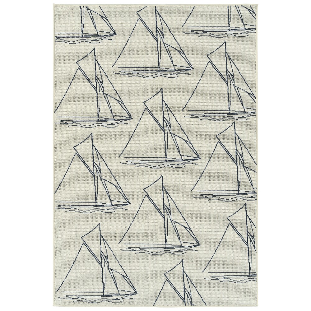 Kaleen Amalie Collection AML03-01 Ivory Area Rug 5' x 7'6"