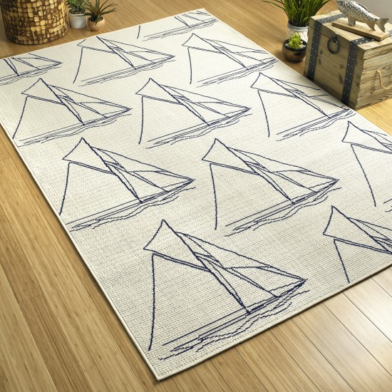 Kaleen Amalie Collection AML03-01 Ivory Area Rug 5' x 7'6"
