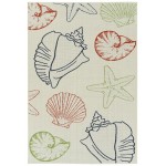 Kaleen Amalie Collection AML04-01 Ivory Throw Rug 1'9" x 3'