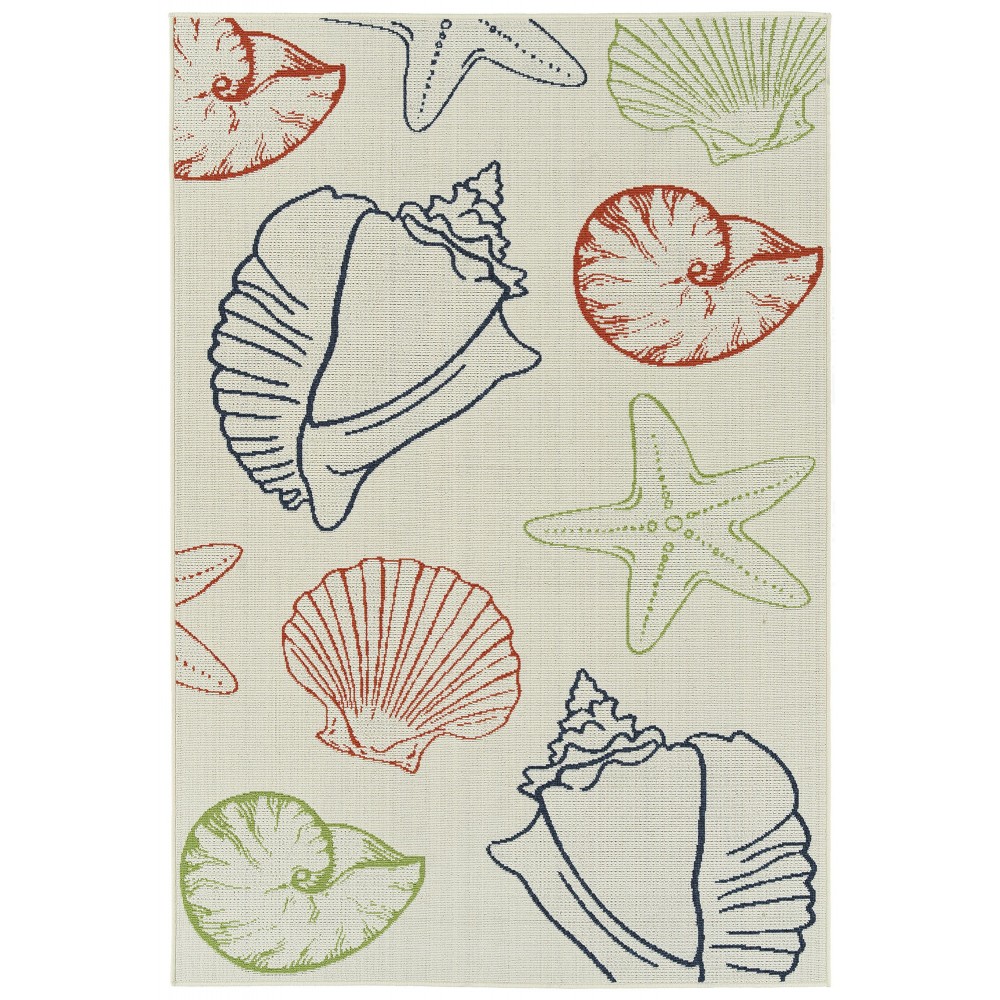Kaleen Amalie Collection AML04-01 Ivory Throw Rug 1'9" x 3'
