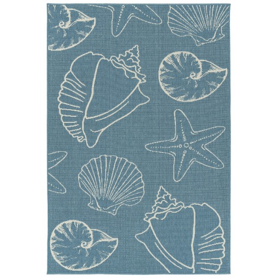 Kaleen Amalie Collection AML04-79 Light Blue Throw Rug 1'9" x 3'