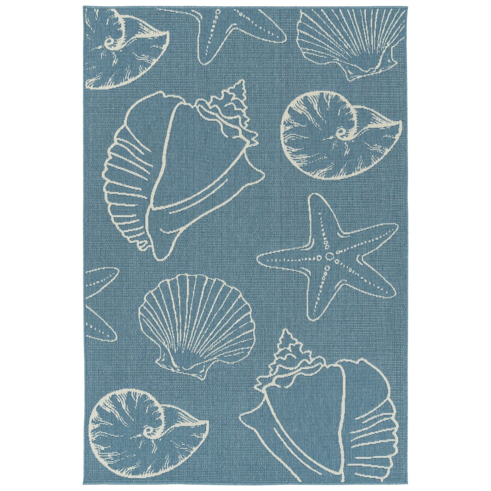 Kaleen Amalie Collection AML04-79 Light Blue Area Rug 3'6" x 5'6"