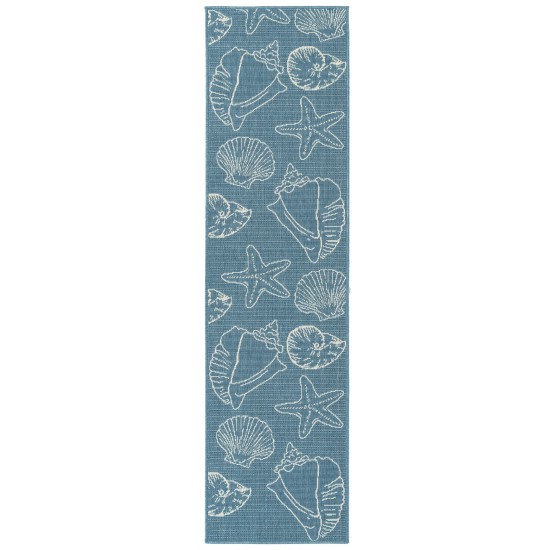 Kaleen Amalie Collection AML04-79 Light Blue Area Rug 3'6" x 5'6"