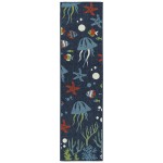 Kaleen Amalie Collection Navy LtBlue Area Rug 7'2" x 10'5"