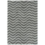 Kaleen Chaps Collection CHP01-38 Charcoal Throw Rug 2' x 3'