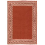 Kaleen Amalie Collection AML06-32 Tangerine Throw Rug 1'9" x 3'