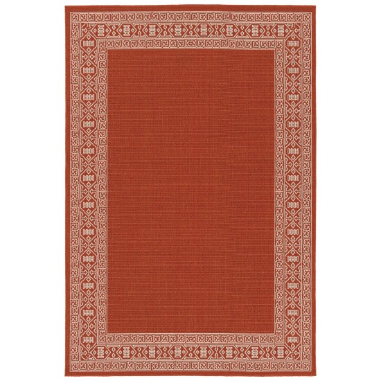 Kaleen Amalie Collection AML06-32 Tangerine Throw Rug 1'9" x 3'