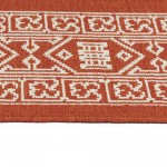 Kaleen Amalie Collection AML06-32 Tangerine Throw Rug 1'9" x 3'