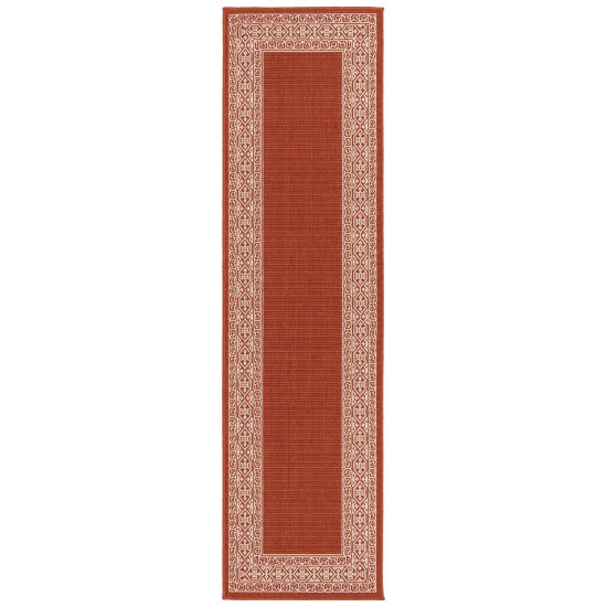 Kaleen Amalie Collection AML06-32 Tangerine Throw Rug 1'9" x 3'