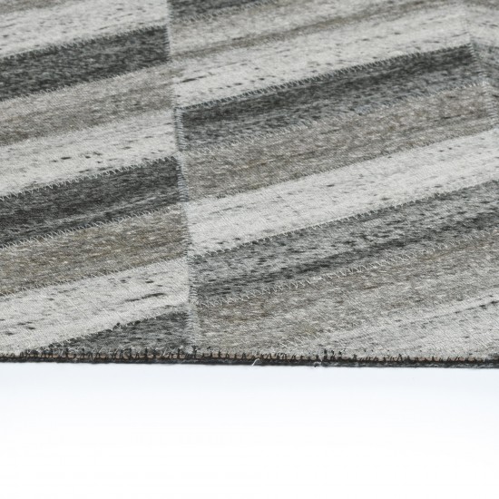 Kaleen Chaps Collection CHP01-38 Charcoal Area Rug 9' x 12'