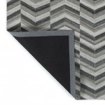 Kaleen Chaps Collection CHP01-38 Charcoal Area Rug 9' x 12'